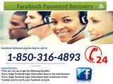 Why would it be advisable for us to do Facebook Password Recovery  1-850-316-4893?