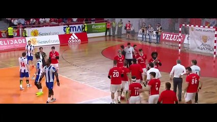 Andebol: Protesto no jogo Benfica - FC Porto
