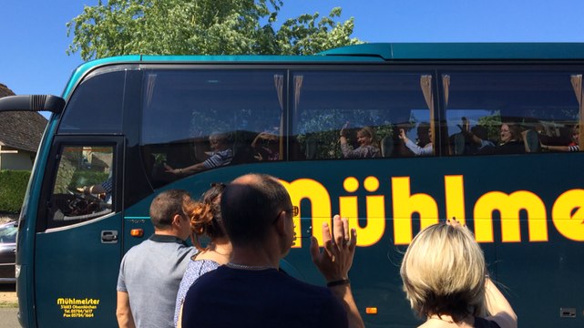 Arrivée des Allemands dans le cadre du jumelage avec Obernkirchen