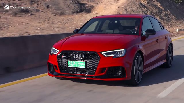 2017 Audi RS 3 SEDAN 400 HP CAR Exhaust Sound Acceleration Test Drive [GOMMEBLOG]