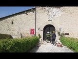 Preci (PG) - Terremoto, recupero beni in Abbazia Sant'Eutizio (25.05.17)