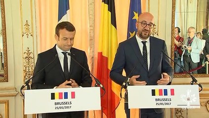 Charles Michel à Emmanuel Macron : "Les liens entre nos deux pays sont intenses"