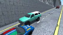 BeamNG drive - Low Sports Car VS Lifted TrucV Crash