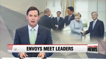 South Korean's special envoys meet with leaders Merkel and Putin