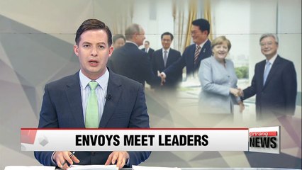 South Korean's special envoys meet with leaders Merkel and Putin