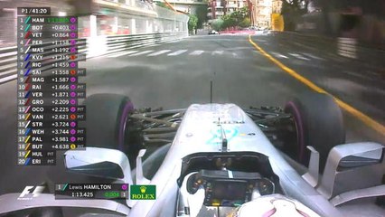 Grand Prix de Monaco - Lewis Hamilton établit le record du circuit