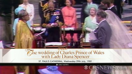 Charles and Diana exchange vows
