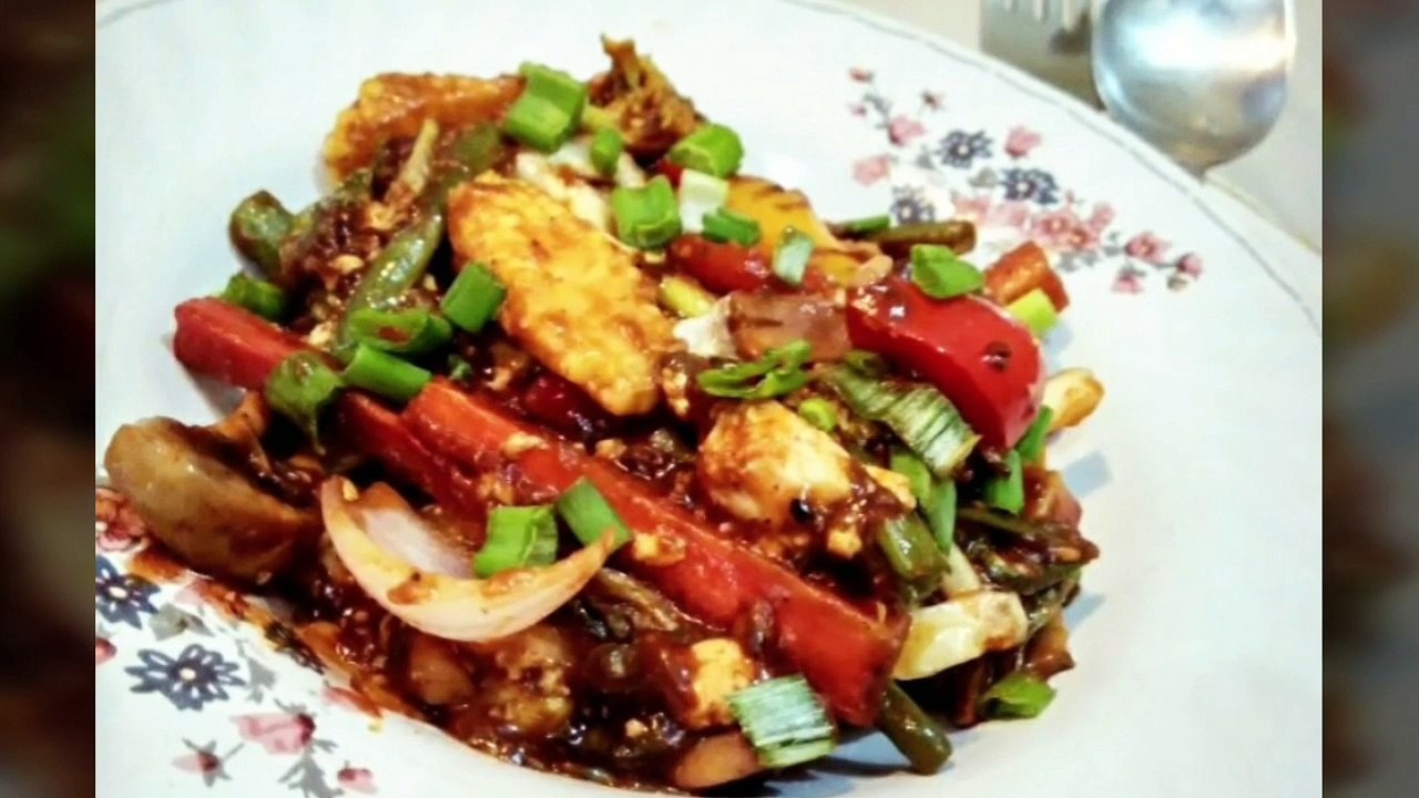 Stir-fried Vegetables Salad | Healthy & Nutritious Salad | homelyfood.in