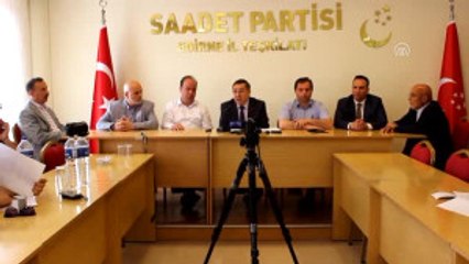 Saadet Partisi Genel Başkan Yardımcısı Iriş - Edirne