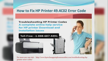 How to Fix HP Laserjet 4100N 49.4C02 Error Code