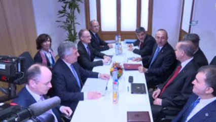 Brüksel)- Cumhurbaşkanı Erdoğan, AP Başkanı Tajani'yi Kabul Etti