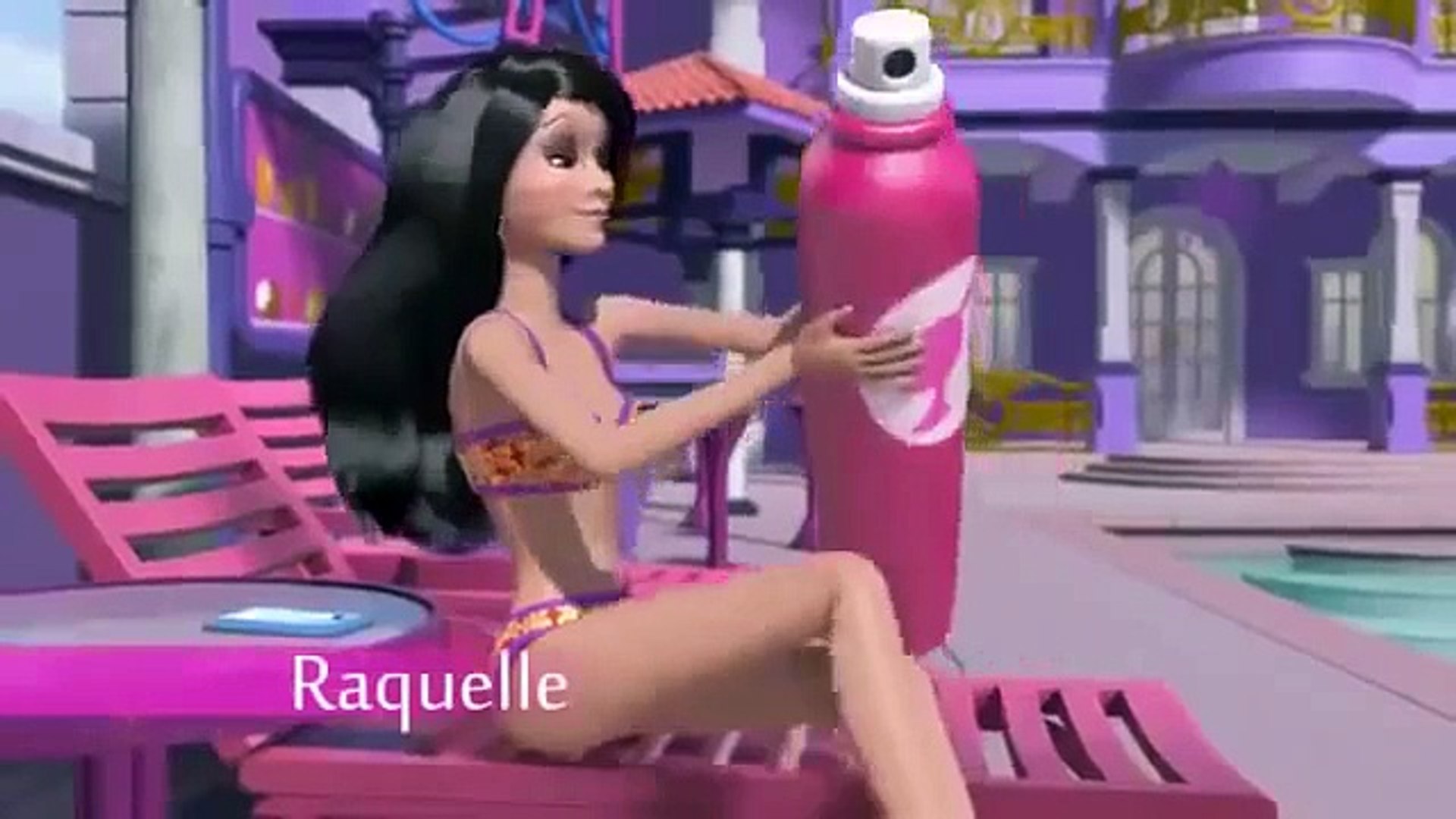 barbie life in the dreamhouse raquelle's pool party