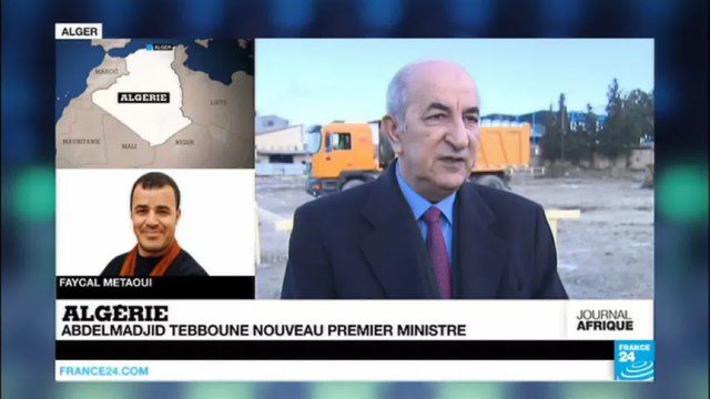 Abdelmadjid Tebboune nouveau Premier ministre en Algérie