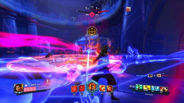 Jugando paladins con amigos