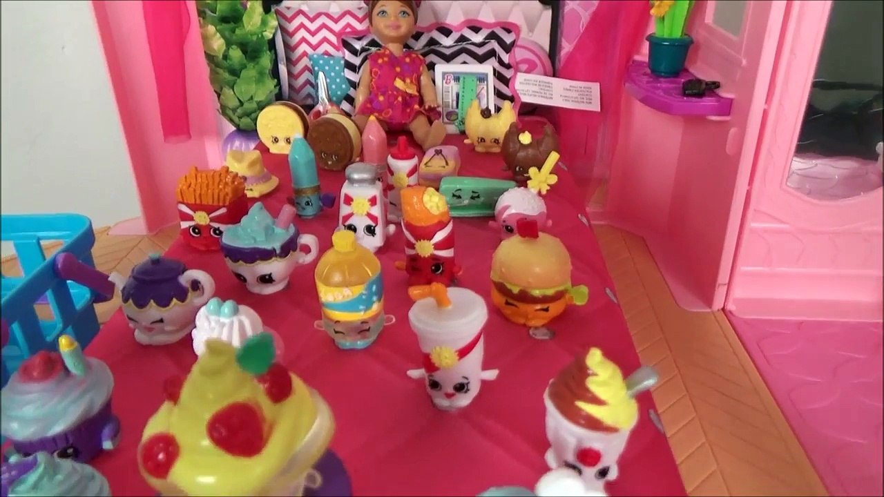 Best Shopkins Video 200 Barbie & Shark Stork @ Dreamhouse Toy Freaks Style