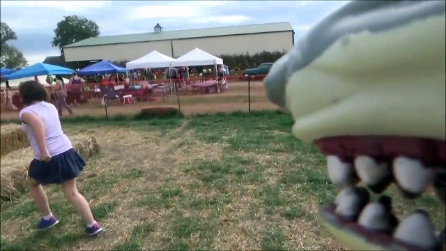 Shark Attacks Girls At Pumpkin Patch! Toy Sharks by Animal Planet Toy Freaks