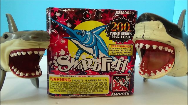 Sharks vs Swordfish Fireworks Shark Week Celebration Continues on Toy Freaks