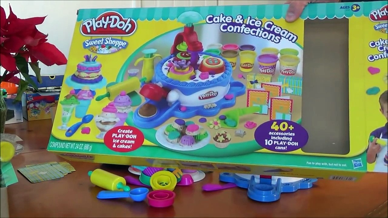 Unboxing Play Doh Cake and Ice Cream Confections Set This Kids Loved It