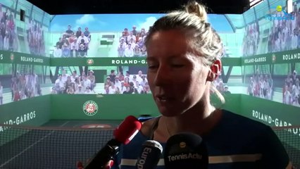 Roland-Garros 2017 - Pauline Parmentier : "Kristina Mladenovic ? Il y a un truc à faire"