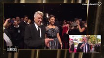 Entrée de David Lynch au Palais des Festivals pour la projection de Twin Peaks - Festival de Cannes 2017
