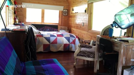 Aburridos de la ciudad, ahora viven en un autobús "ecológico"