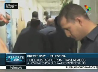 Trasladan a hospital de Israel a preso palestino en huelga de hambre