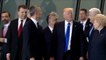 Donald Trump PUSHES The Prime Minister Of Montenegro To Be In Front of Group (VIDEO)