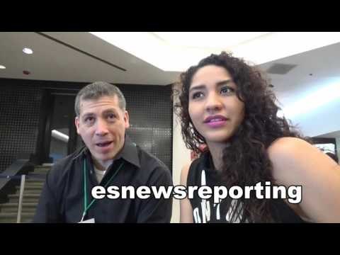 Beautiful Boxing Champ Yulihan Avila Says Julio Cesar Chavez GREATEST ever! EsNews Boxing