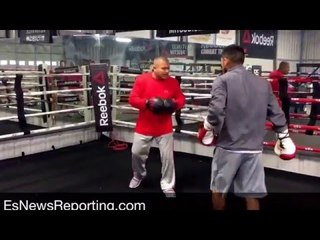 Abner Mares NOW WITH NEW TRAINER Robert Garcia - EsNews EXCLUSIVE video
