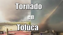 Tornado en Toluca sorprende a vecinos y deja daños en casas, árboles y servicio elétrico