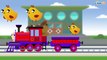 The Train in Train Town - learn numbers for toddlers - Cars & Trucks cartoon for children