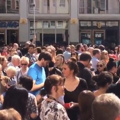 A crowd burst into song at a vigil for Manchester victims [Mic Archives]