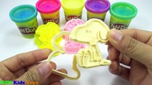 Y colores crema creativa elefante para divertido hielo Niños Aprender moldes cerdo jugar palomitas de maíz Doh peppa
