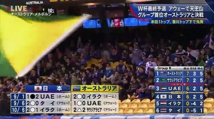 2018FIFAワールドカップロシア　アジア最終予選　オーストラリア×日本 - 2016年10月11日PART1/3 part 1/2