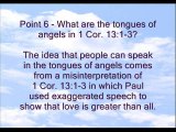 Speaking In Tongues - General Comments