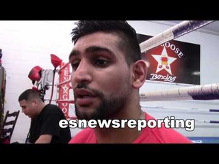 AMIR KHAN Bob Arum Told Us Fight vs Pacquiao Was Done Loc was Dubai or Qatar - EsNews Boxing