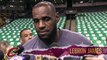 【NBA】LeBron James Pregame Interview Celtics vs Cavaliers Game 5 May 25 2017 2017 NBA Playoffs