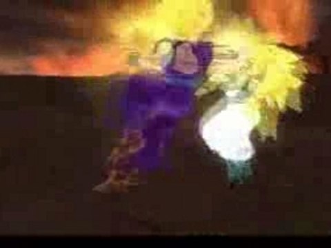 Sparking Meteor Gohan SSJ2 vs Gotrunks SSJ3