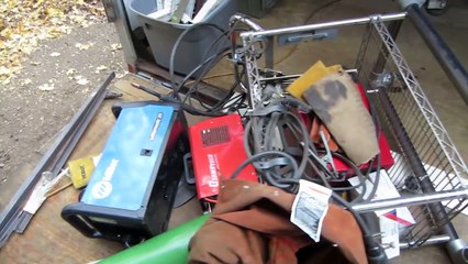 inverter power in the welding trailer