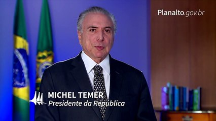 Temer: ‘o Brasil não parou e não vai parar’