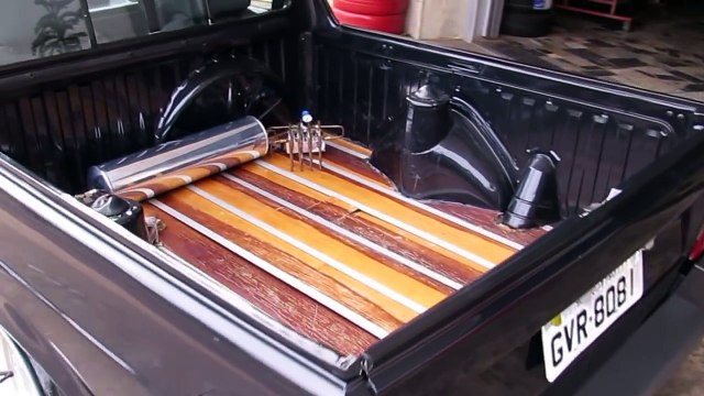 SAVEIRO QUADRADA RODAS GISA 9163 ARO 15' TALA 8' PNEUS 165_50_15 SUSPENSÃO AIR RIDE