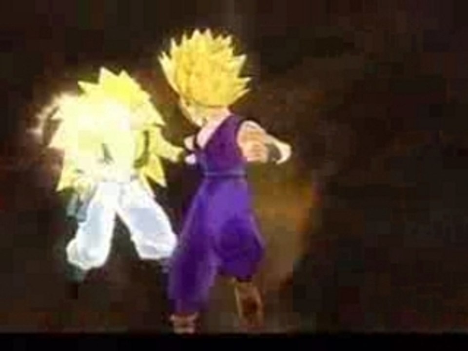 Sparking Meteor Gohan SSJ2 vs Gotrunks SSJ3 part II
