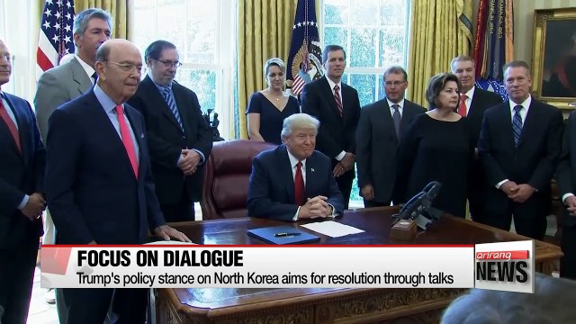 Trump's policy stance on North Korea aims for resolution through talks