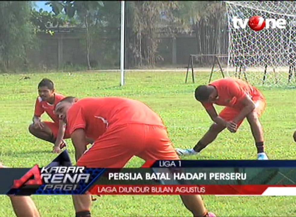 Persija Batal Hadapi Perseru