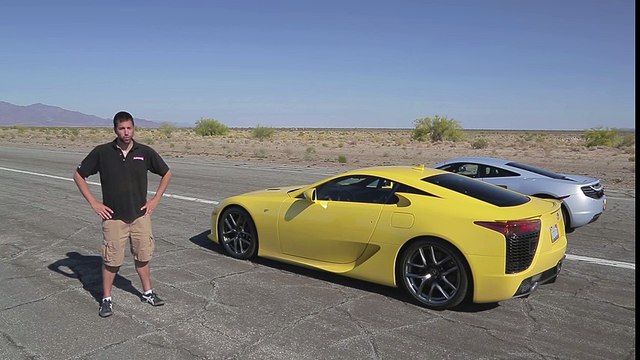 Bugatti Veyron vs Lamborghini Aventador vs Lexus LFA vs McLaren MP4-12C - Head 2 Head Episode 8