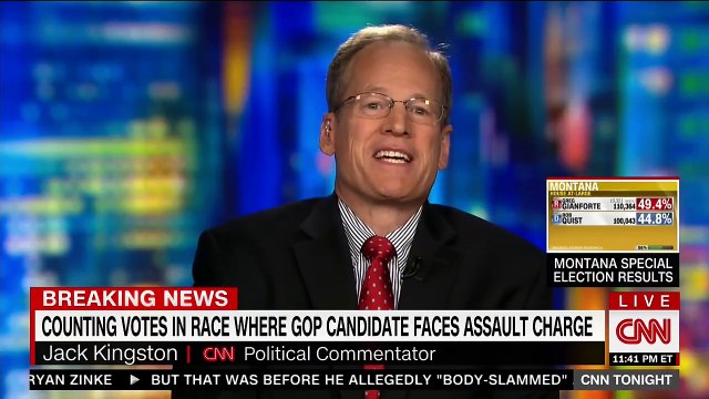 CNN panel crushes Jack Kingston after he excuses Montana GOP candidate for 'body slamming' reporter Part 2