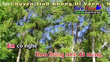 Karoke - Chuyện Tình Không Dĩ Vãng - Nhạc Sống Cha Cha Cha Hay Nhất 2017