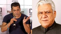 Salman Khan Emotional, REACTS On Working With Late OM PURI
