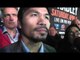 manny pacquiao vs tim bradley 3 manny answers ALL questions from NY media EsNews Boxing