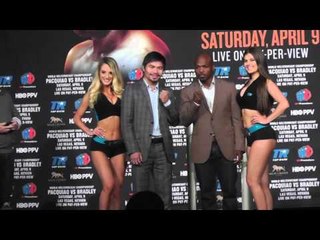Manny Pacquiao vs Tim Bradley NY Faceoff For Third Fight! esnews boxing
